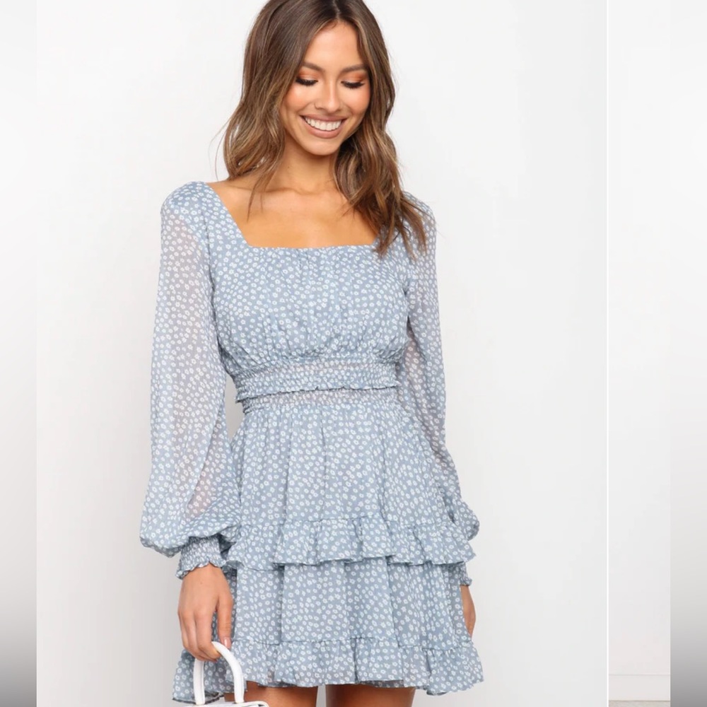 Petal and Pup TIELA SET - BLUE